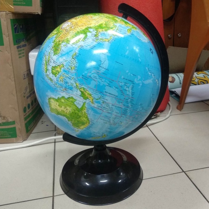 

GLOBE PHYSICAL DIAMETER 35 CM | GRAMEDIA PONTIANAK