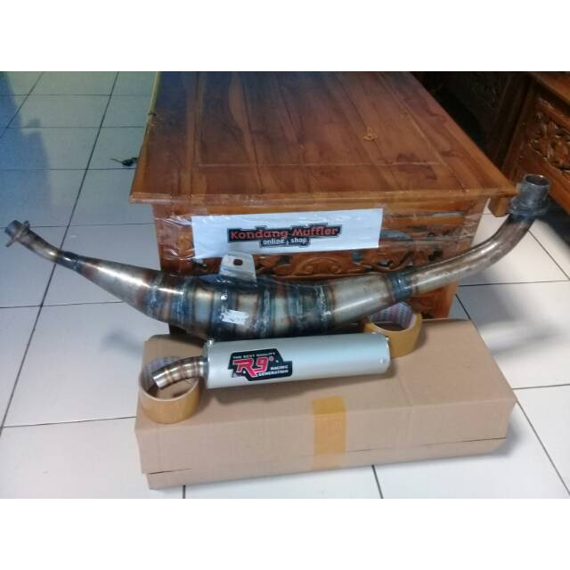 KNALPOT FIZR UNDERBONE R9 PLAT KARAT