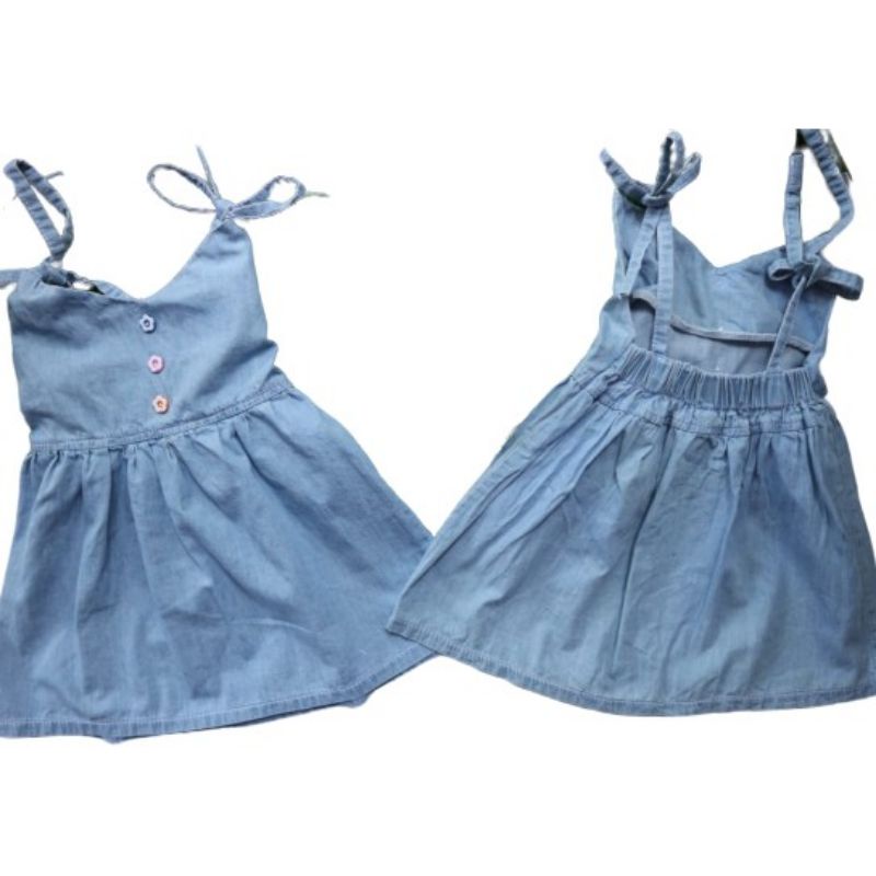 Dress Esmeralda Jeans Anak Perempuan 1-7 Tahun