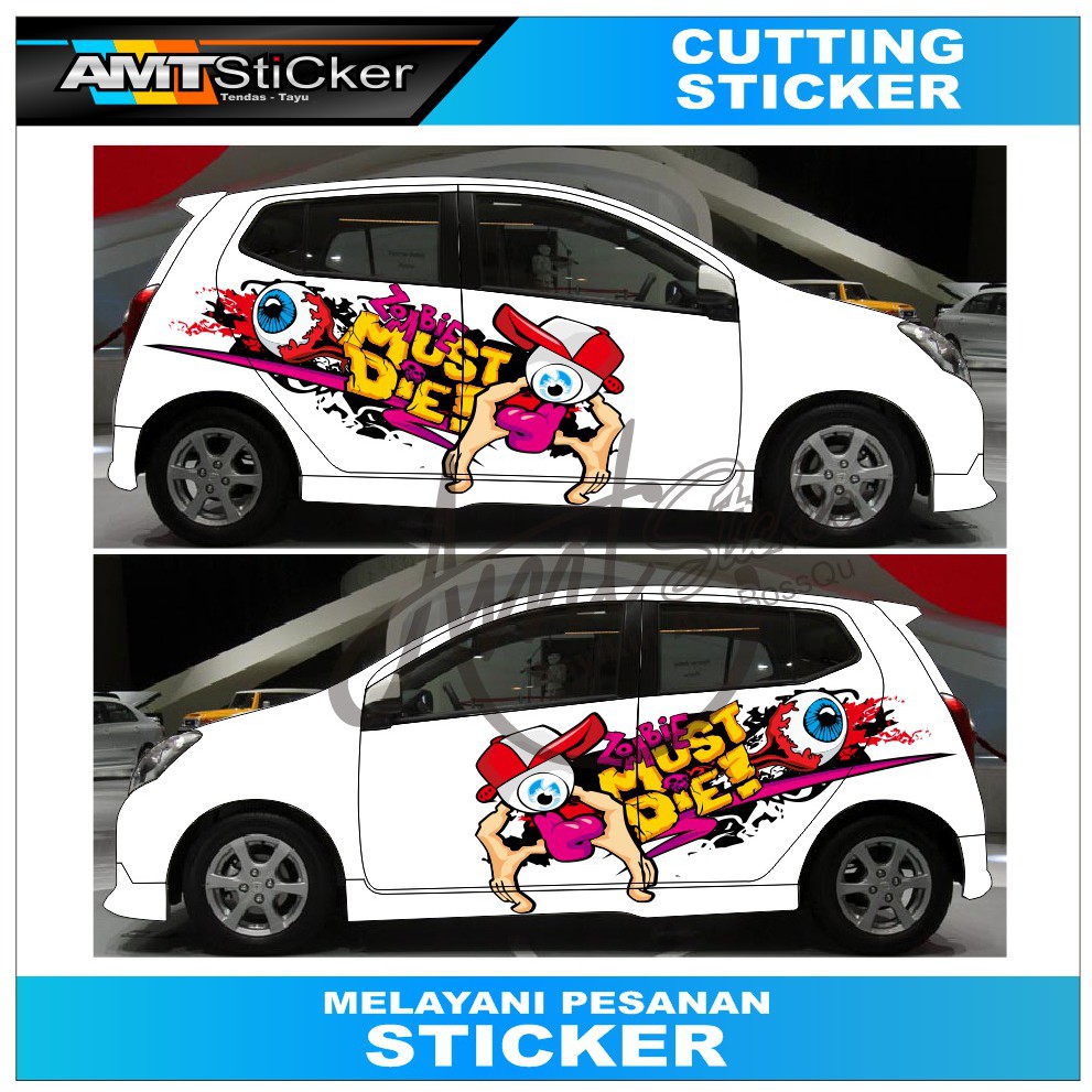 [Terlaris] Stiker Decal Samping Mobil Stiker Decal Mobil Stiker Samping Mobil Stiker Fashion Mobil