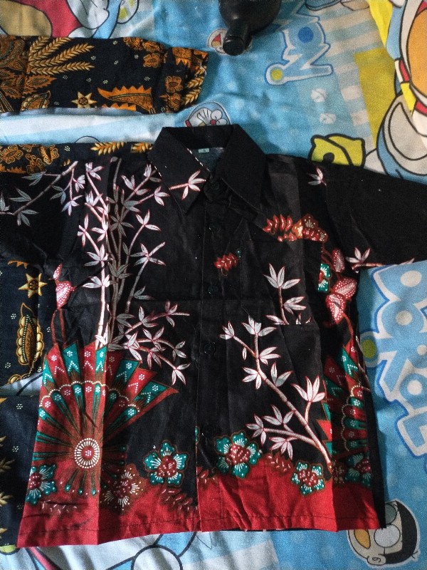 Hem Batik Anak Modern Khusus Seragaman Usia 2-8 Tahun