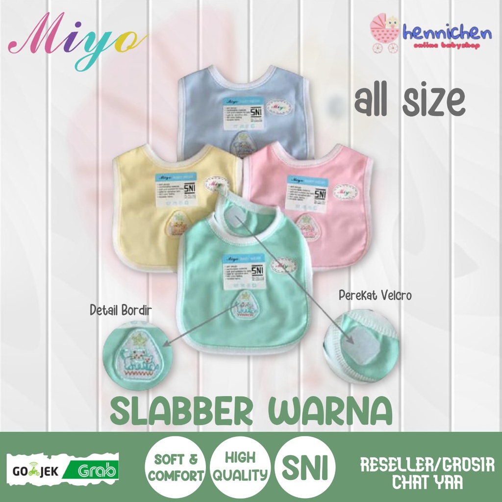 MIYO by libby Slaber Bayi/Baby Warna (All Size)