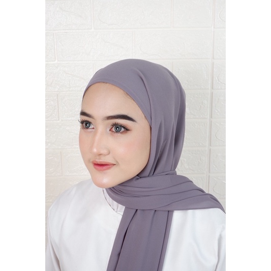 HIJAB JILBAB KERUDUNG PASHMINA INNER INSTAN