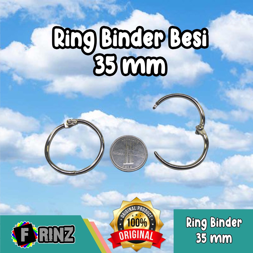 

ATK ~ Ring Binder Besi 35 mm / Ring Mekanik Buka Tutup