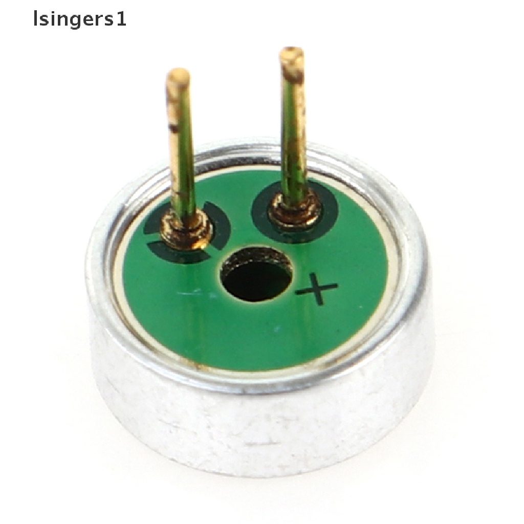 (lsingers1) 10pcs Mikrofon Kondensor Elektrik Ukuran 6x2.2mm