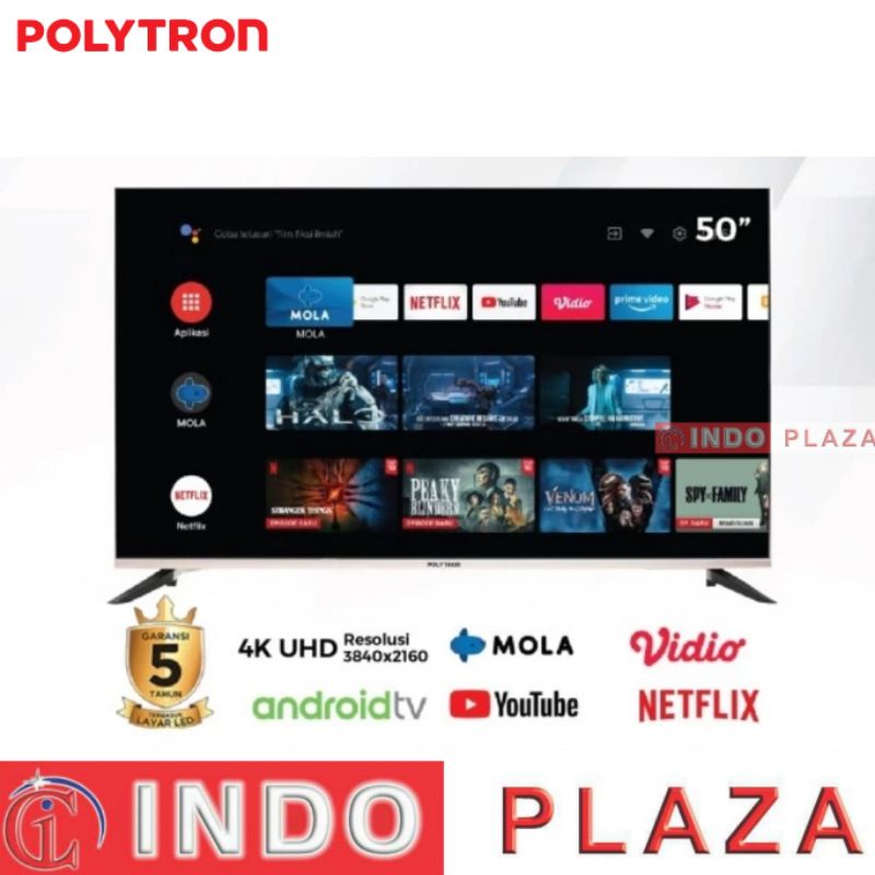 TV POLYTRON 50 SMART GOOGLE TV 4K UHD  PLD-50UG5959