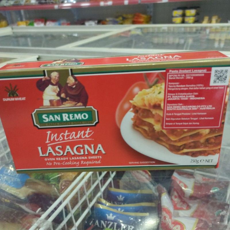 

San Remo Instant Lasagna 250 g