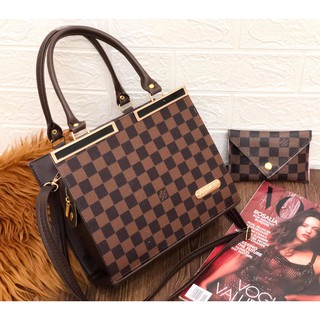 Jual TAS WANITA LV LOUIS VUITTON ORIGINAL BRANDED IMPORT SELEMPANG