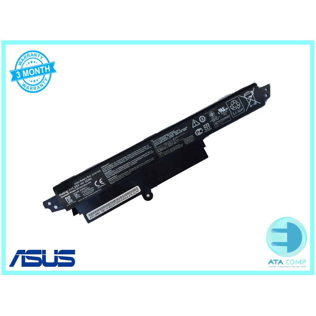 Baterai Laptop ASUS Vivobook X200, X200CA, X200M, X200MA