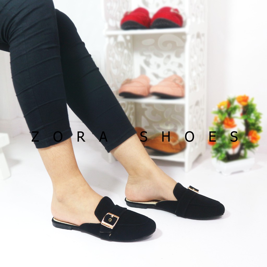 Sandal Wanita Zora Flat Shoes Wanita MT 03