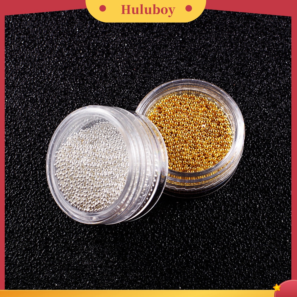 Huluboy Huluboy♡ Manik-manik Stud Mikro 3D Bahan Alloy Untuk Dekorasi Manicure UV Gel Akrilik