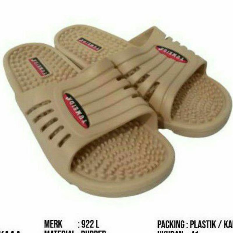 PROMO!!! Sandal Karet Refleksi Kesehatan Sandal Duri Pria - YUMEIDA 922 - 100% Original