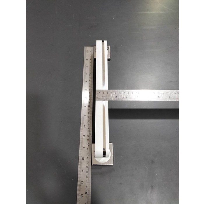 PEGANGAN PINTU RUMAH 33CM 2122 33.07 JMJ PUTIH 2PASANG+BODY+RING KUNCI (G7100@2,D42,D452)