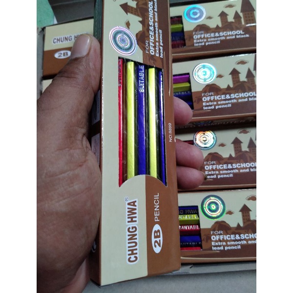 

Pensil Chung Hwa Kayu Serut Model Metalik Seri 8899 1 Lusin murah