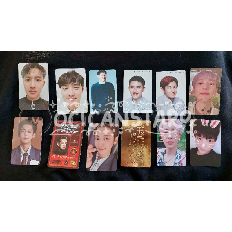 Kartu Foto / Photocard / PC Official EXO PCY Chanyeol DO Kyungsoo