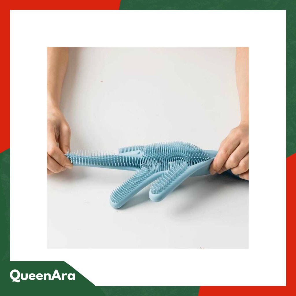 Xiaomi Mijia JJ Sarung Tangan Sikat Magic Silicone Cleaning Glove
