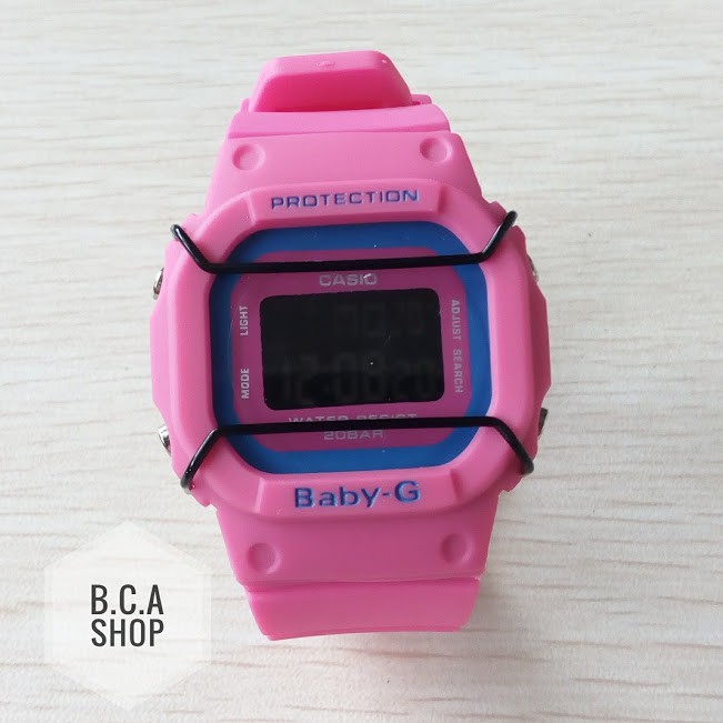 Jam Tangan Wanita / Jam Tangan Anak / Casio Baby-G Baby G Bg5600 Hitam List Merah Pink  KW SUPER