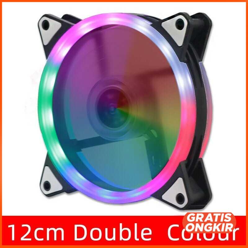 Computer Case Fan Luminous LED RGB 12 CM - RF120