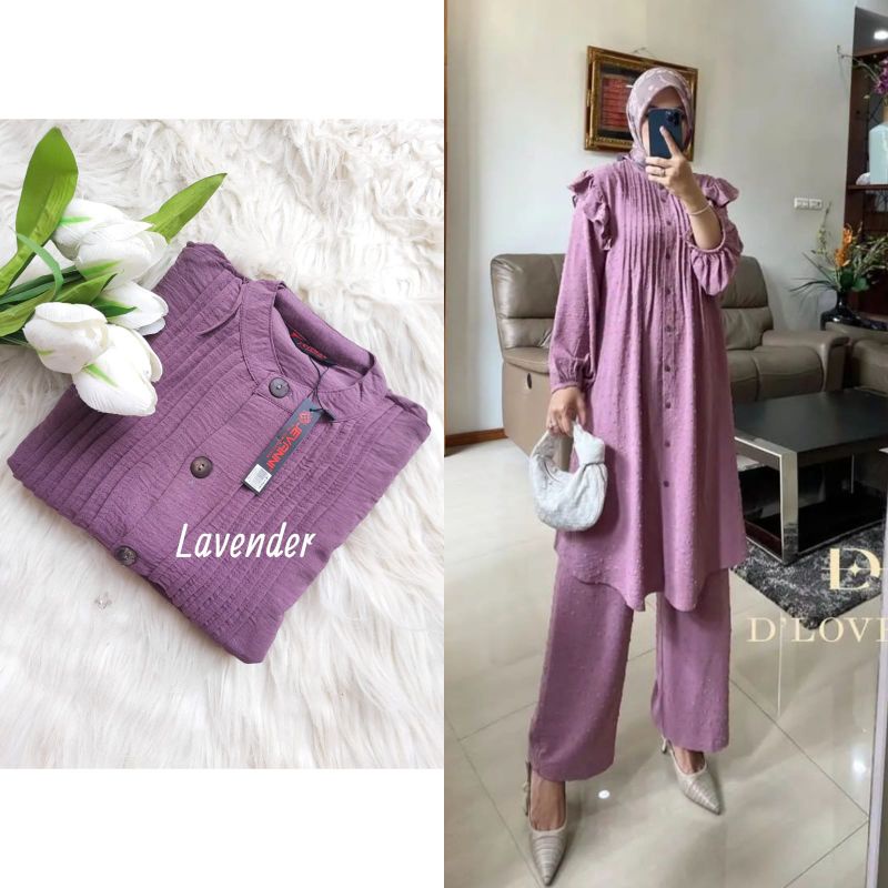 ANDIEN LONG SET TUNIK // SET WANITA ORIGINAL D'LOVERA JEVANI