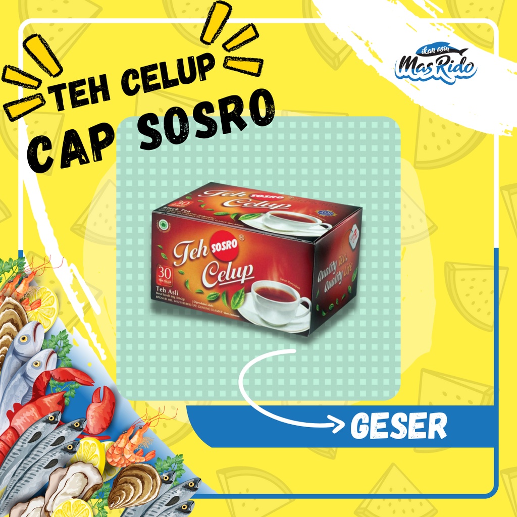 

Teh Celup Sosro Teh Celup 30 Tea Bags Teh Celup Sosro Termurah