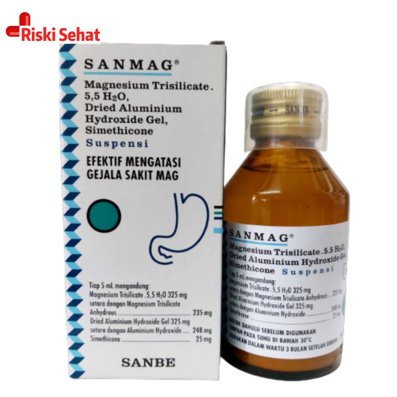 SANMAG SYRUP | OBAT MAAG KEMBUNG PENCERNAAN SIRUP