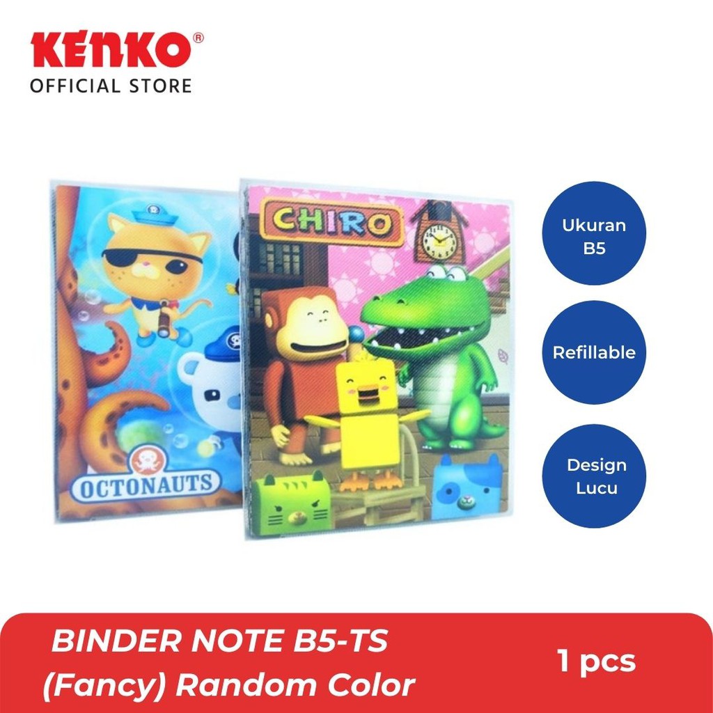 

KENKO BINDER NOTE / Buku Tulis / Catatan B5-TS (Fancy) Random Color