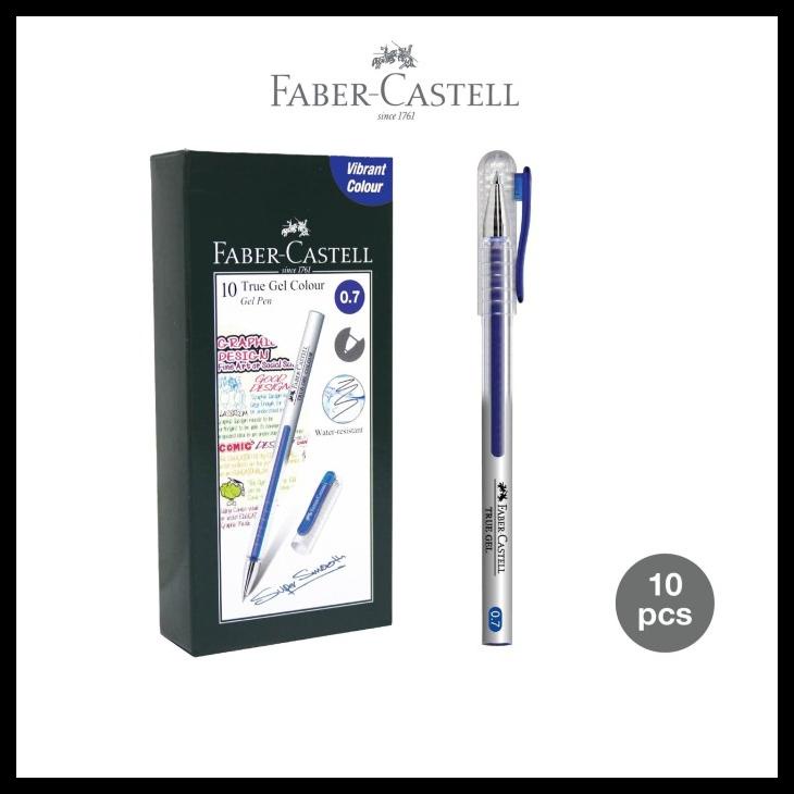 

FABER-CASTELL TRUE GEL PEN -- BLUE INK 0.7 MM KODE 1426