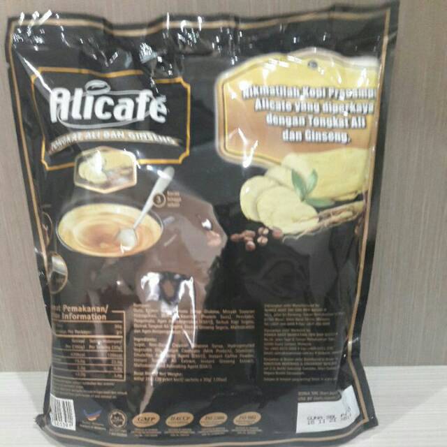 Alicafe tongkat ali original 5in1 malaysia murah