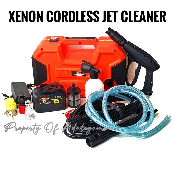 Promo XENON Cordless Jet Cleaner 18V - Mesin Cuci Steam Mobil Motor Baterai Murah