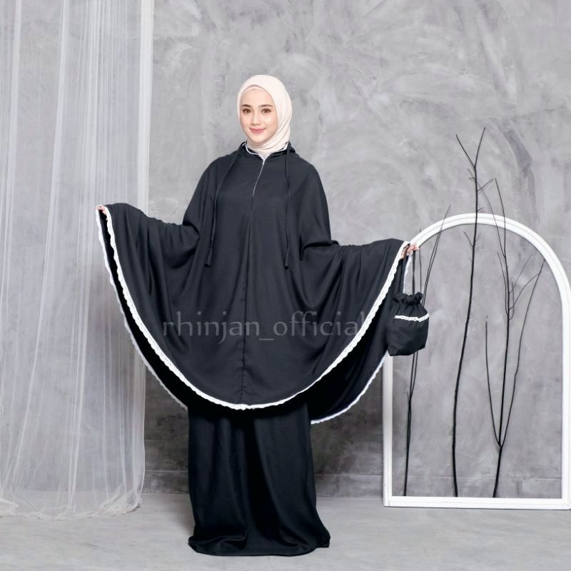 MUKENA TRAVEL RESLETING BAHAN ADEM DAN TAS SERUT MUKENA KEKINIAN MUKENA MURAH