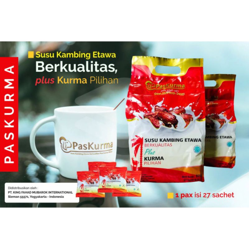

Paskurma susu kambing kurma 1 pouch