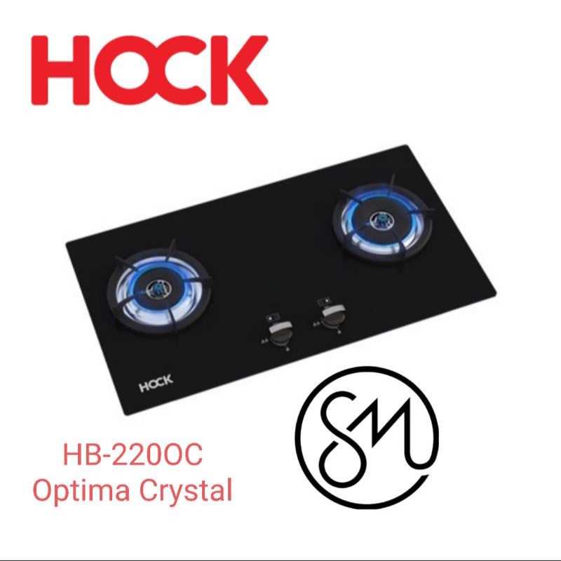 Kompor Gas Tanam Hock HB-220OC Optima Crystal