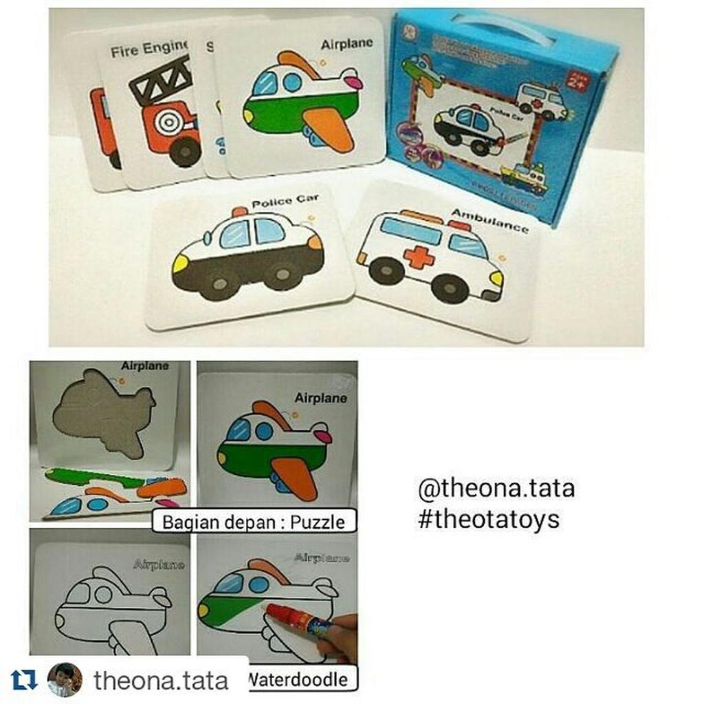 2in1aquadoddle +puzzle vehicle