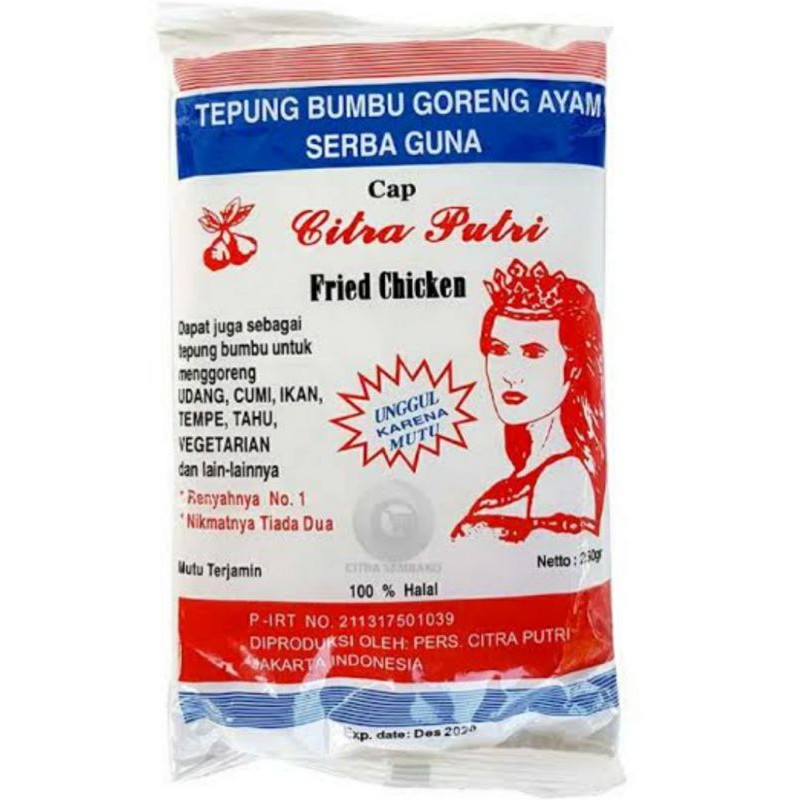 

Tepung Putri 250gr