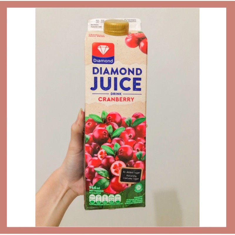 Diamond Cranberry Juice Gratis Extra Ice Pack Shopee Indonesia