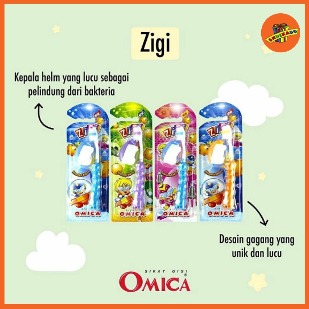 OMICA Sikat Gigi Anak Zigi - Sikat Gigi Anak Makassar