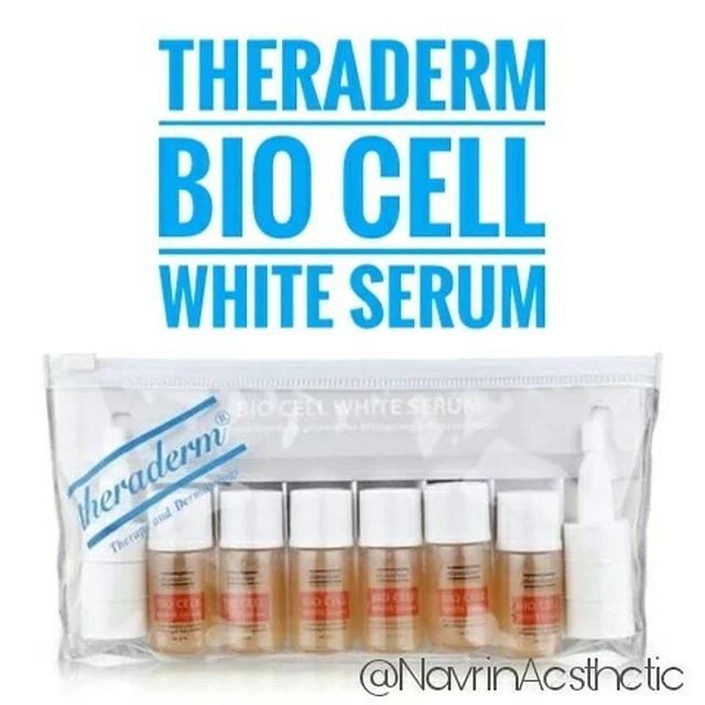 Theraderm Bio Cell White Serum - Pencerah Pengencang Kulit Made in Korea