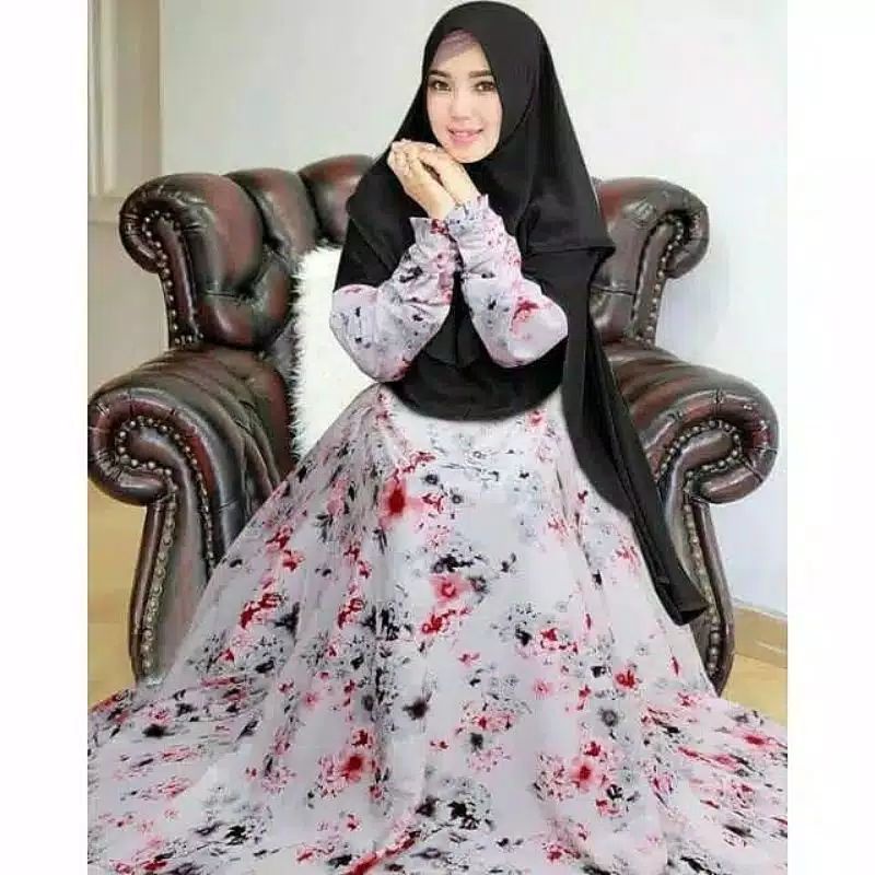 alena maxi monalisa premium set khimar seruty bebydoll 2 layer