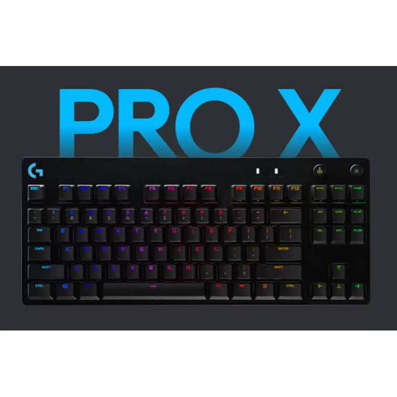 Logitech PRO X TKL Mechanical GAMING KEYBOARD GX BLUE SWITCH ORIGINAL