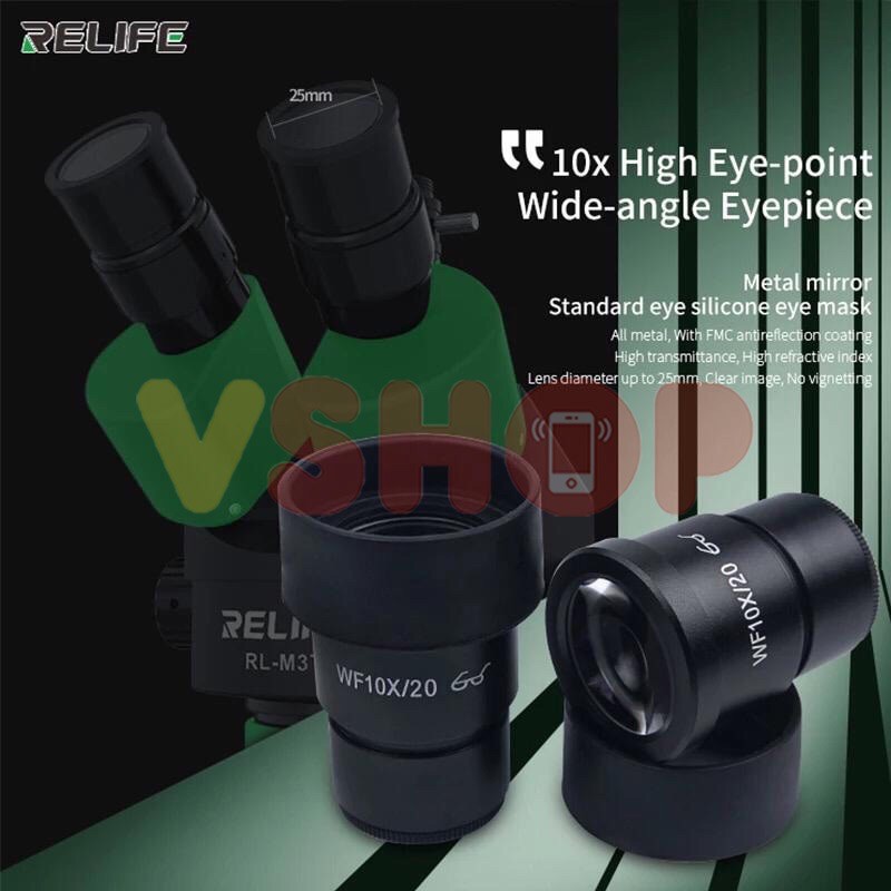 MICROSCOPE MIKROSKOP BINOCULAR RELIFE RL-M3 ZOOM STEREO + LED LAMP