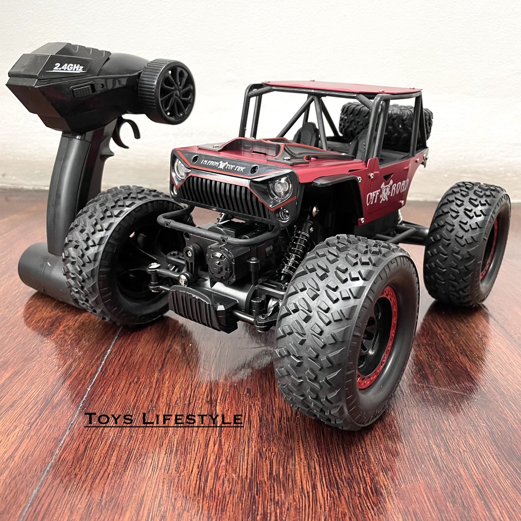 Mainan Mobil Remote Control RC Rock Crawler Offroad Besar 1:14