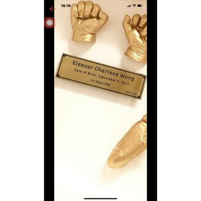 

Label Nama Bayi, Baby Nametag, Grafir Nama Jiplak kaki tangan murah