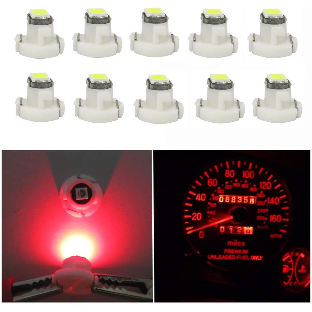 Lampu LED Dashboard Speedometer Mobil Panel T3 T4.2 T4.7 High Power 3030  Neo Wedge 1 SMD