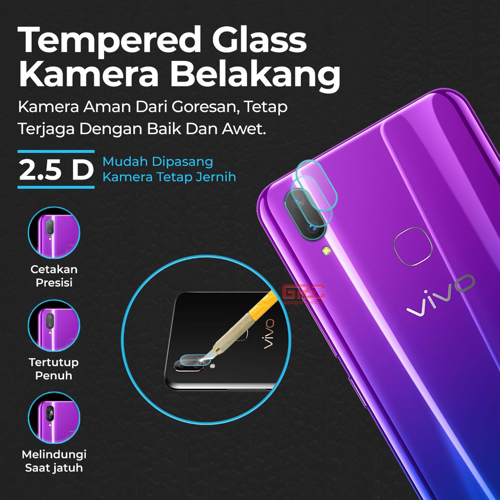 Tempered Glass VIVO V9 HOGO Full Cover Anti Gores Kaca