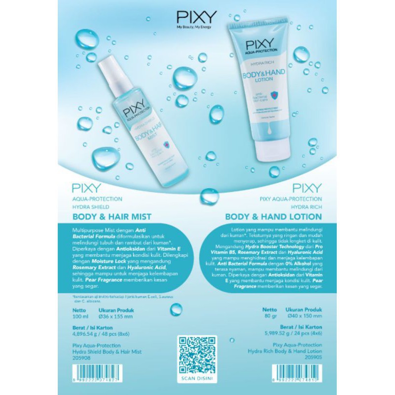 Pixy Aqua Protection Hydra Rich Body &amp; Hand Lotion