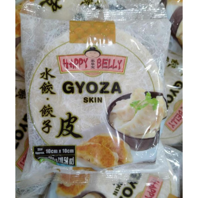 

Happy Belly Gyoza Skin 10x10 cm - kulit gyoza