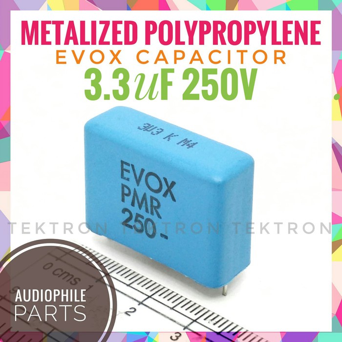 Capacitor MKP 3,3uF 250V- kapasitor polypropylene 3.3uF 3u3F 3.3uF