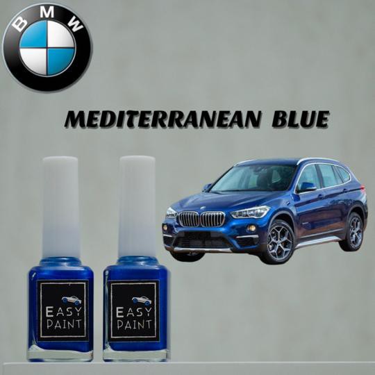 Cat Oles Mediterranean Blue Metalic BMW Biru Tua Metalik Meditranean Penghilang Baret