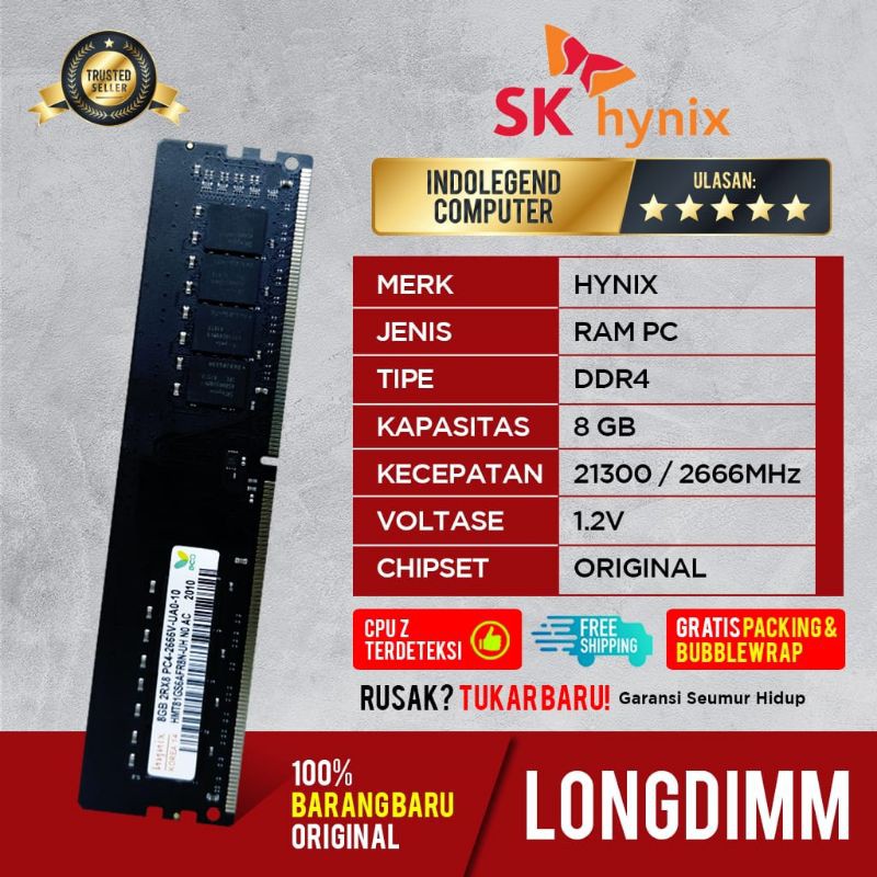 Hynix ddr4 8gb pc2666 Longdim