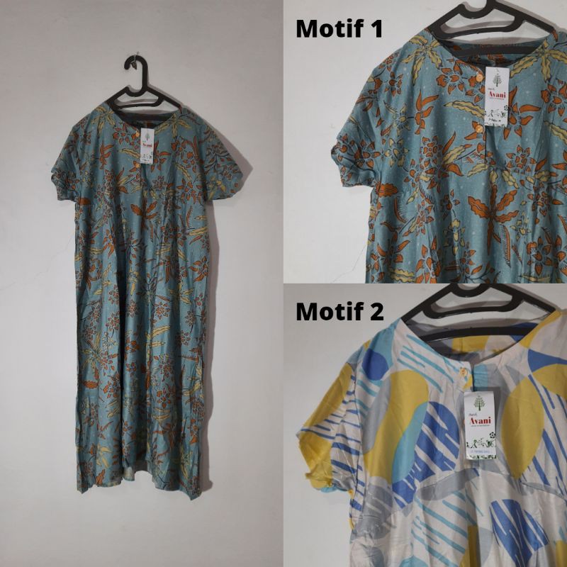 Daster Rumahan Motif Kekinian Lengan Pendek Katun Murah